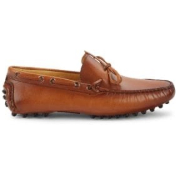 SAKS FIFTH AVENUE  Leather Loafers men’s size 13 made in Brazil